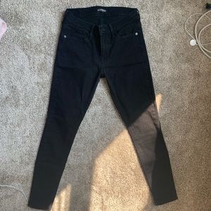 Express black jeans